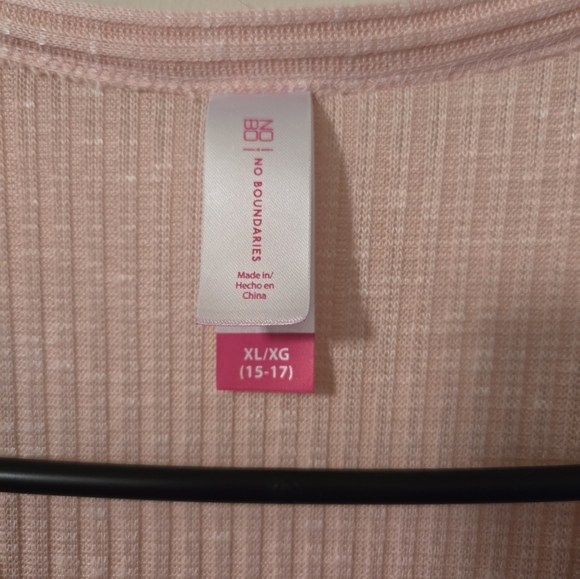 No Boundaries V Neck Button Up Shirt - Picture 3 of 5